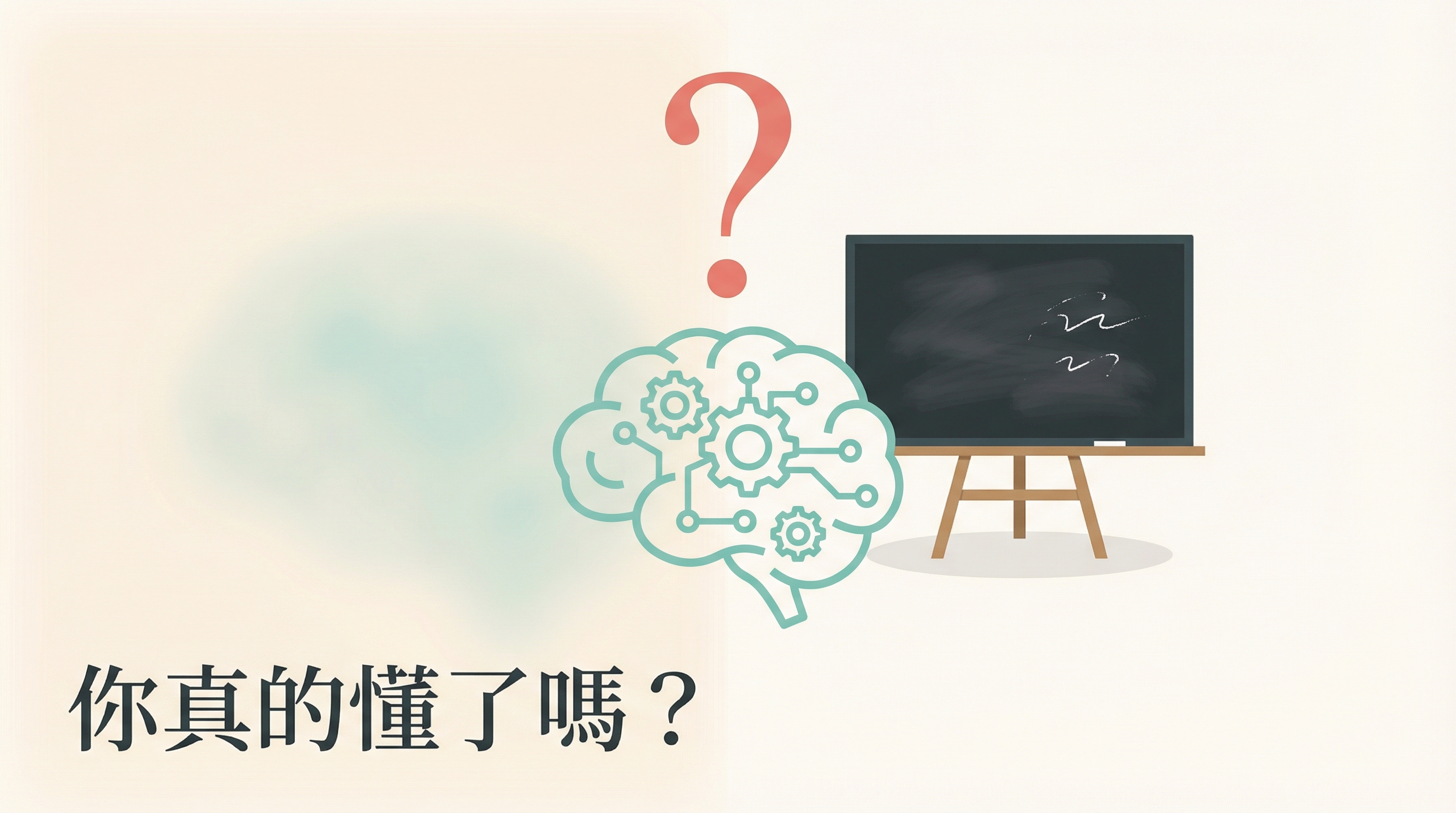 你真的懂了嗎？